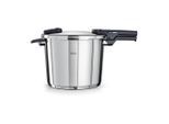 Fissler Schnellkochtopf Vitaquick® Poliert, Silber, Metall, 10.0 L, Druckregelventil, Druckanzeige, Kochen, Töpfe, Schnellkochtöpfe