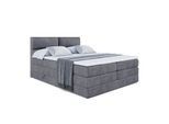 BOXSPRINGBETT BOXI3 KING - 140x200 - H3/H4 - Dunkelgrau