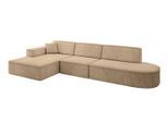 ECKSOFA Ottomane Links IREA-L2-v4 - 328x171x79 cm Beige