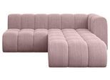 ECKSOFA modulares Sofa Darnel-L1 - 205x177x70 cm Rosa