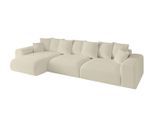 ECKSOFA Ottomane links ESKAR-L2 364x176x72 Creme Bouclé