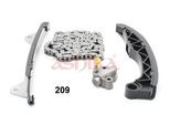 ASHIKA Steuerkettensatz kck209 für TOYOTA LEXUS Citroën Peugeot
