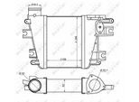NRF Ladeluftkühler 30384 für NISSAN