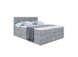 BOXSPRINGBETT BOXI8 KING - 140x200 - H3/H4 - Grau