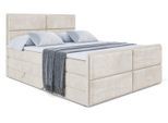 BOXSPRINGBETT AURA-Z KING - 180 x 200 - H3/H4 - Ecru