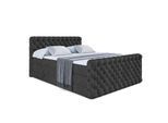 BOXSPRINGBETT BOXI8-Z KING - 200x200 - H3/H4 - Schwarz
