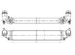 NRF Ladeluftkühler 309069 für Vaughall