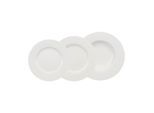 Geschirr-Set VILLEROY & BOCH "Teller-Set Wonderful World 12er Set weiß", weiß, Porzellan, Geschirr-Sets, Geschirr-Set