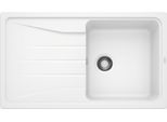 Granitspüle BLANCO "SONA 5 S", weiß, B:86cm T:50cm, Verbundwerkstoff, Küchenspülen