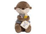 Kuscheltier FEHN "Otter Theo, Otter Hello little One", braun, Plüschfiguren, KinderB:9,6cm H:28cm T:7,2cm, Plüsch, Kuscheltier, B:9,6cm H:28cm T:7,2cm