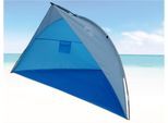Strandmuschel EXPLORER "Reise-Strandmuschel", blau, Zelte, B/H/L: 125cm x 125cm x 240cm, Strandmuschel, B:125cm H:125cm L:240cm