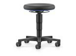 Bimos Allround Hocker mit Rollen Skintec schwarz Sitzhöhe 450-650 mm blau (9463-4000-3277)