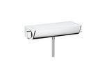 hansgrohe Brausethermostat Ecostat Select AP, 1 Verbraucher, weiß/chrom (13161400)