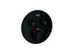 Grohe Grohtherm Smartcontrol Fertigmontageset 291192430 UP-Thermostat, 2 Absperrventile, rund, matt black