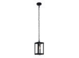 Eglo , Klar, Schwarz , Metall, Glas , rechteckig , 15x128.5x15 cm , Freizeit im Garten, Gartenaccessoires, Gartendeko