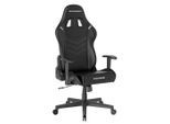 Dxracer , Schwarz , Kunststoff , 70x132x70 cm , Wippfunktion, Wippmechanik mit Härtegradeinstellung, inklusive Armlehnen, Nackenkissen abnehmbar, Lendenkissen abnehmbar, ergonomische Rückenlehne , Büromöbel, Bürostühle, Gaming Stühle