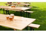 Biertisch Holz/Metall klappbar