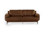 2-Sitzer W.SCHILLIG "Foscaari komfortabeler Federkern, erstklassige Verarbeitung", braun (tobacco), B:213cm T:94cm, Sofas, Lederbezug der Extraklasse, Breite 213cm