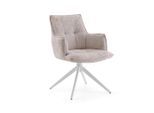 Mid.you , Beige , Textil , 59x85x63 cm , Sitzfläche 180° drehbar ,