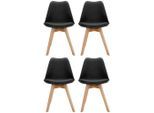Mid.you , Schwarz, Buchefarben , Kunststoff, Textil , Buche , 48x87x56 cm ,