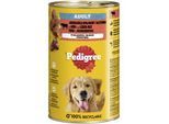 Pedigree Nassfutter Hund Adult, in Gelee, Rind 12x1,2 kg