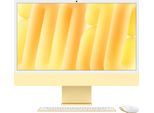 APPLE iMac "iMac 24" CTO", gelb, Mac OS, 16 GB RAM 256 GB SSD, Desktop-PCs, iMac