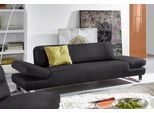 2-Sitzer W.SCHILLIG "taboo Designsofa mit hohem Sitzkomfort, Breite 202cm, Sitztiefe 69cm", grau (anthrazit s22), B:202cm H:76cm T:101cm, Flachgewebe S22 (100% Polyester);Stoff S37 (100% Polyester): Luxus-Microfaser in Lederoptik;Longlife Xtra-Leder Z59: Glattleder mit modischer Prägung. Hautstärke 0, 9 - 1, 1 mm;Longlife Xtra-Leder Z69: Das feinnarbige, gedeckte Softleder Z69 besticht durch seine