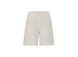 Shorts OXMO "Shorts OXFanny", Damen, Gr. 40, N-Gr, gelb (flan mix), Obermaterial: 72% Baumwolle CO. 24% Polyester PES. 4% Elasthan EL., Hosen Shorts