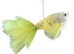 Dekofigur AM DESIGN "Styropor-Fisch", gelb, B:15cm, Styropor, Dekofiguren, handgefertigt