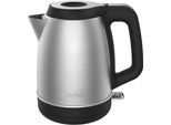 TEFAL Wasserkocher "KI280D Element, Premium-Edelstahl, großes Fassungsvermögen von 1,7 l", schwarz (edelstahl, schwarz), B:16cm H:23,5cm T:24cm, Wasserkocher, KI280D Element, Premium-Edelstahl, großes Fassungsvermögen von 1,7 l