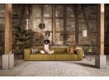 4-Sitzer W.SCHILLIG "around-the-block Mega Sofa, viel Platz, Breite 300cm, bequem", gelb (kurkuma z69), B:300cm H:66cm T:104cm, Longlife Xtra-Leder Z69: Das feinnarbige, gedeckte Softleder Z69 besticht durch seine außergewöhnliche Weichheit im trendigen »Vintage-Look«, Hautstärke 0, 9 - 1, 1 mm;Longlife fabric Flachgewebe T88 (100% Polyester), Sofas, 4-Sitzer, mit eleganter Biese, mit Federkern