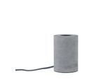 PAULMANN Tischleuchte "Neordic Mik rund max.1x20W E27 Grau 230V Beton", grau, 1, Ø 9cm H: 13cm, 1 Stk., Leuchten, Tischleuchte
