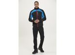 Laufjacke ENDURANCE "Bonke M XCS Jacket", Herren, Gr. M, blau (dunkelblau), 100% Polyester, mehrfarbig, normal, hoch geschlossener Ausschnitt, Jacken, mit wasserdichter Sportausstattung
