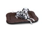 Knuffelwuff Wasserfestes In und Outdoor Hundebett Lucky aus Nylongewebe braun L