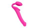 Vibrating Bendable Strap-On - Size M, 34 cm
