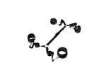 Luxurious Bed Restraint Cuff Set, 3 Teile