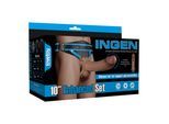 INGEN - Unisex Silicone Hollow Strap On Set L-XXL, 25,5 cm