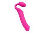Vibrating Bendable Strap-On - Size XL, 34 cm
