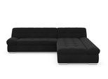 Ecksofa DOMO COLLECTION "MONA 297x173 cm, modern und komfortabel", grau (anthrazit), B:297cm H:80cm T:173cm, Struktur fein 100% Polyester;Chenilleoptik 100% Polyester;SOFTLUX/Struktur fein 100% Polyester, Sofas, Ecksofa, whlw. mit Bettfunktion, L-Form