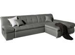Ecksofa DOMO COLLECTION "MONA 297x173 cm, modern und komfortabel", grau (steel), B:297cm H:80cm T:173cm, Struktur fein 100% Polyester;Chenilleoptik 100% Polyester;SOFTLUX/Struktur fein 100% Polyester, Sofas, Ecksofa, whlw. mit Bettfunktion, L-Form