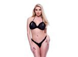 Peekaboo Bra & Crotchless G-String Set