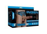 INGEN - Unisex Silicone Hollow Strap On Set XS-M, 23 cm