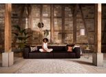 4-Sitzer W.SCHILLIG "around-the-block Mega Sofa, viel Platz, Breite 300cm, bequem", braun (mocca z69), B:300cm H:66cm T:104cm, Longlife Xtra-Leder Z69: Das feinnarbige, gedeckte Softleder Z69 besticht durch seine außergewöhnliche Weichheit im trendigen »Vintage-Look«, Hautstärke 0, 9 - 1, 1 mm;Longlife fabric Flachgewebe T88 (100% Polyester), Sofas, 4-Sitzer, mit eleganter Biese, mit Federkern