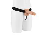 Hollow Strap-On With Balls Flesh, 20 cm