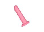 Gerippter Dildo aus Silikon, 20 cm