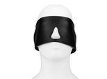 Blickdichte Leder-Maske mit Schnürung