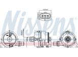 NISSENS Zusatzwasserpumpe 832128 für BMW