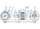 NISSENS Innenraumgebläse 87306 für ABARTH Fiat