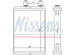 NISSENS Wärmetauscher, Innenraumheizung 71451 für ZASTAVA