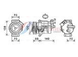 AVA QUALITY COOLING Kompressor, Klimaanlage ctk065 für CHEVROLET
